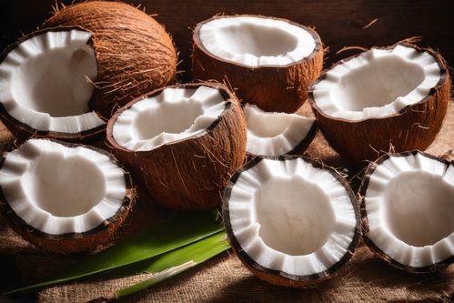 有機食物食品椰肉可口果實椰子攝影圖圖片 攝影圖 下載至來源處